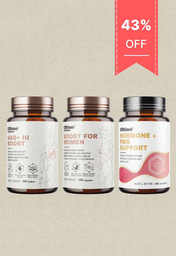 Women's Wellness Pack: BOOST FOR WOMEN + NAD+BOOST + Hormone PMS Support